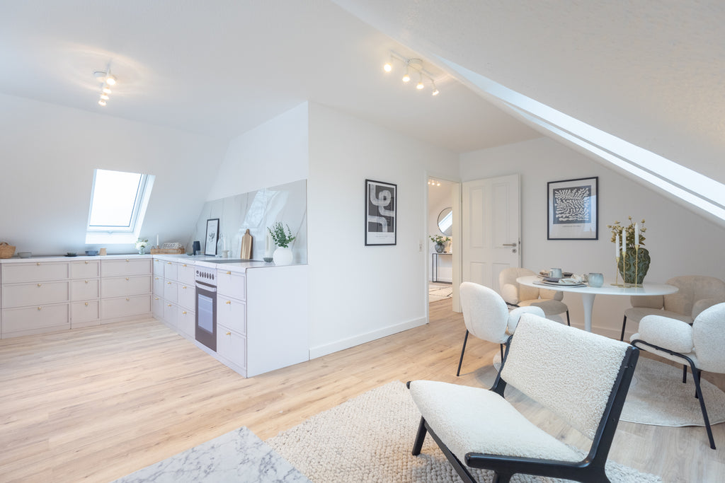 Module de cuisine factice AIK – Beige | Home staging