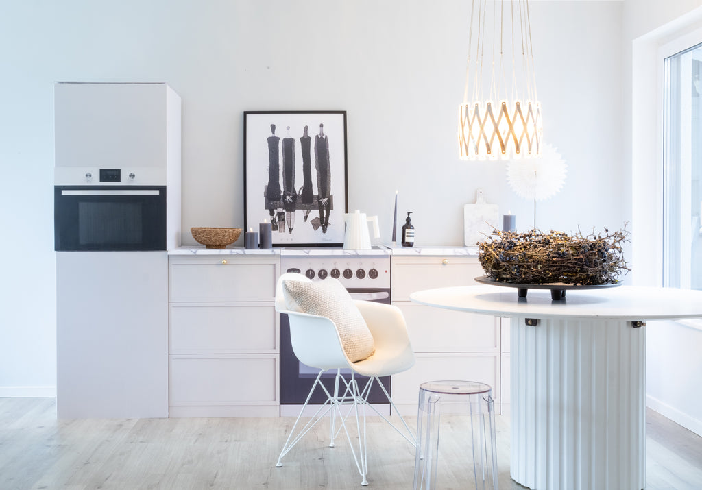 Module de cuisine factice AIK – Beige | Home staging