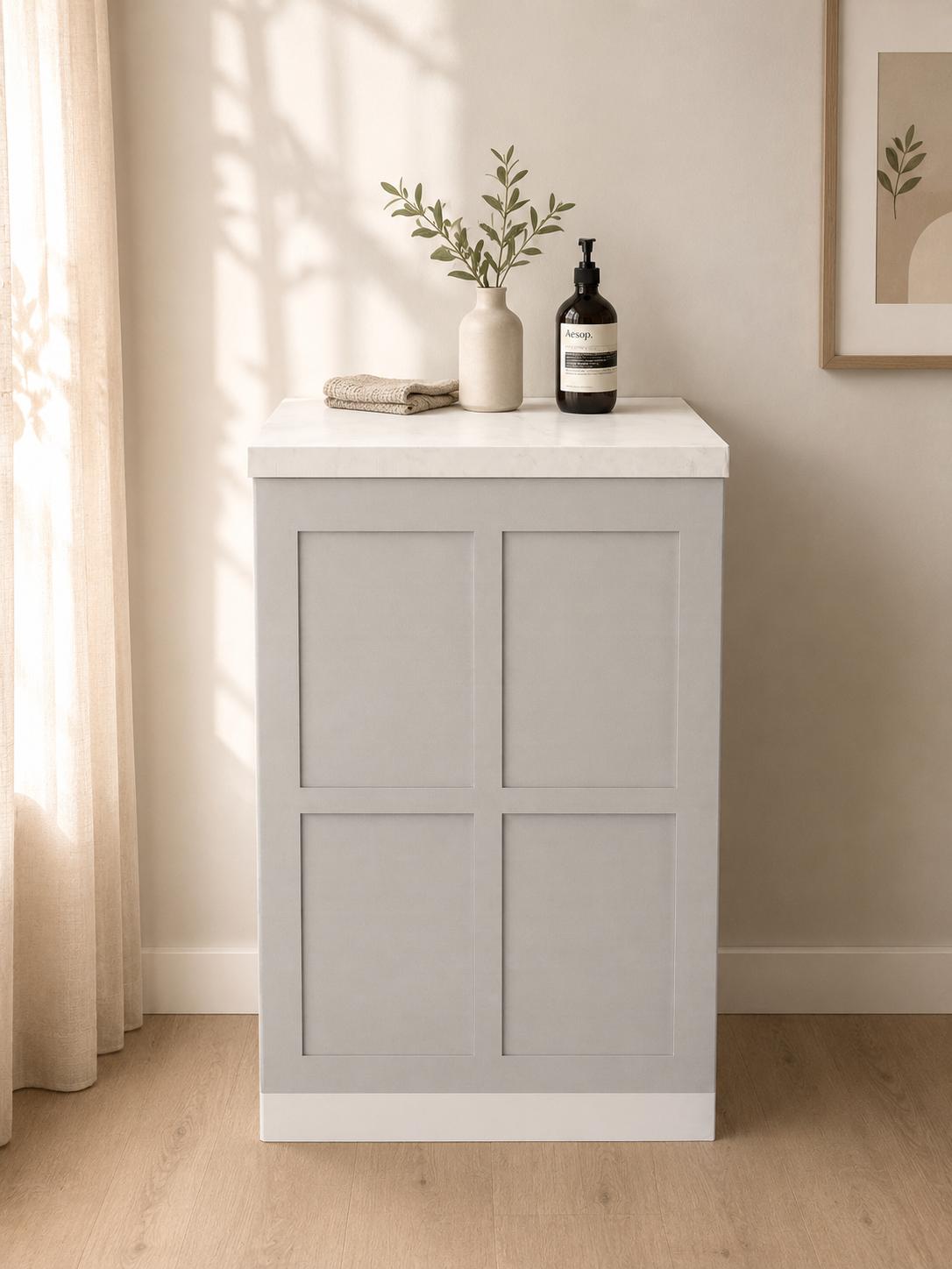 Küchenattrappe AGDA – Hellgrau | Home Staging Küche kaufen