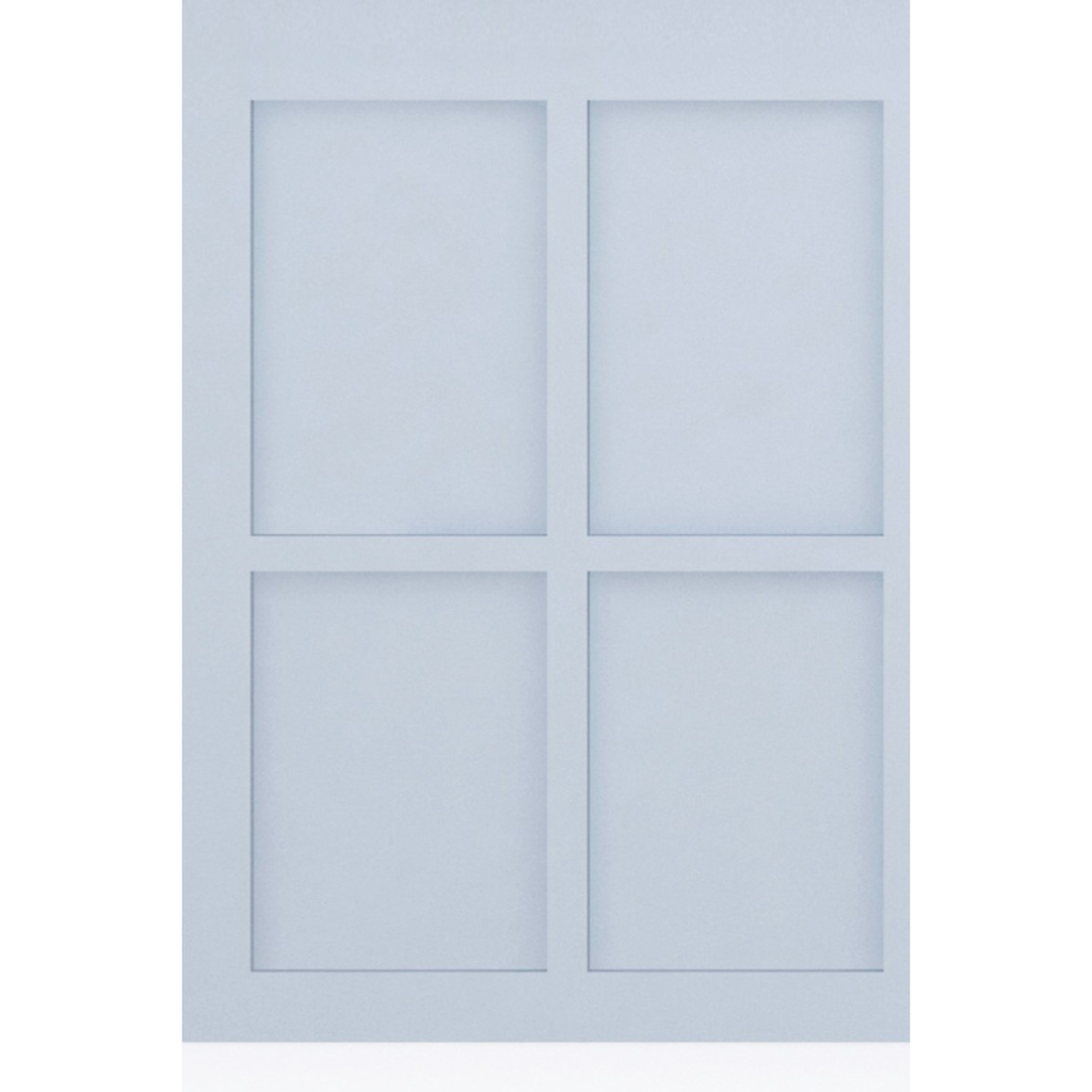 Küchenattrappe Schrank in Hellgrau für Home Staging